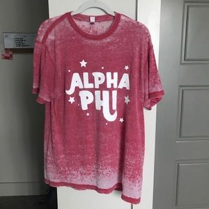 Red alpha phi shirt